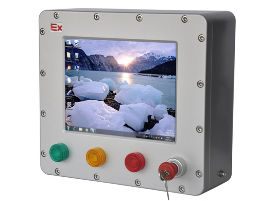 防爆触摸屏的法兰起到什么作用